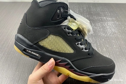 Maniére SP 5 Retro Ma 577 Jordan HighQuality A  Black FD1330-001 0920
